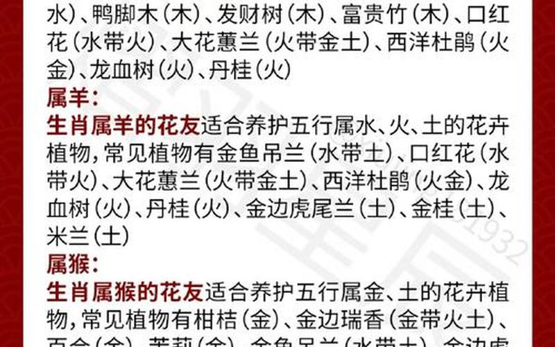 属相与植物有什么关系图片
